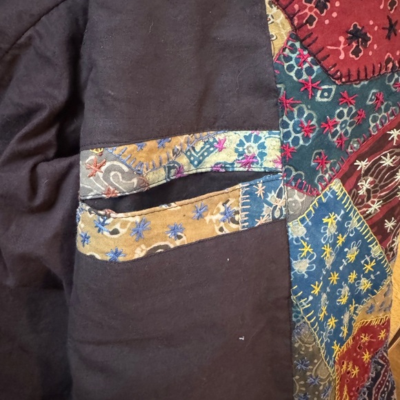 Handmade Multicolor Patchwork Blazer - Picture 5 of 14